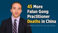 45 More Falun Gong Practitioner Deaths Confirmed in China