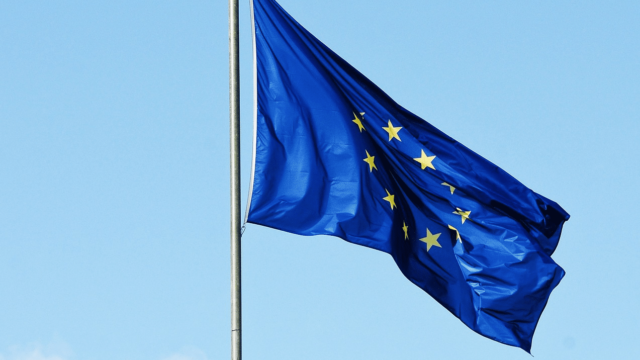 写真：欧州連合(EU)の旗（Pixabay/@gregroose）